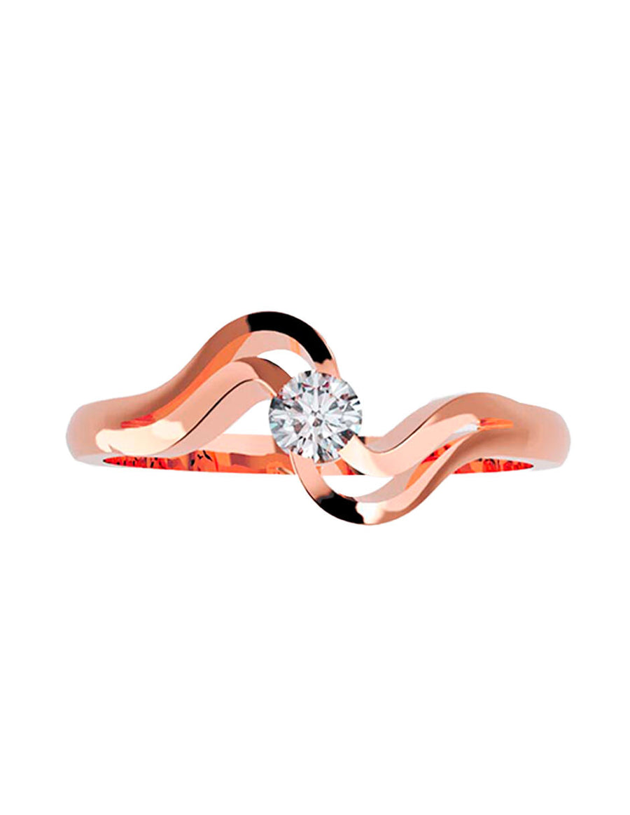 ANILLO DE ORO CON CIRCONIA