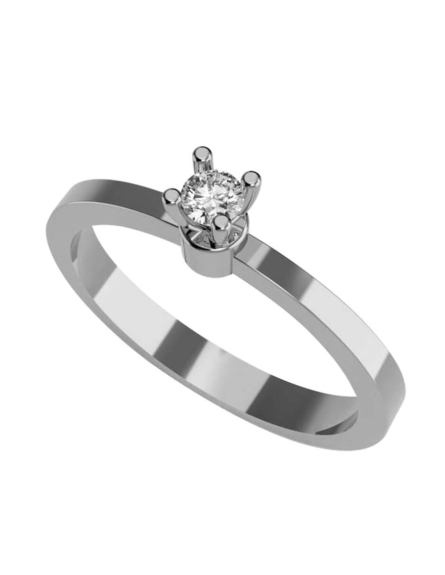 ANILLO DE ORO CON CIRCONIA