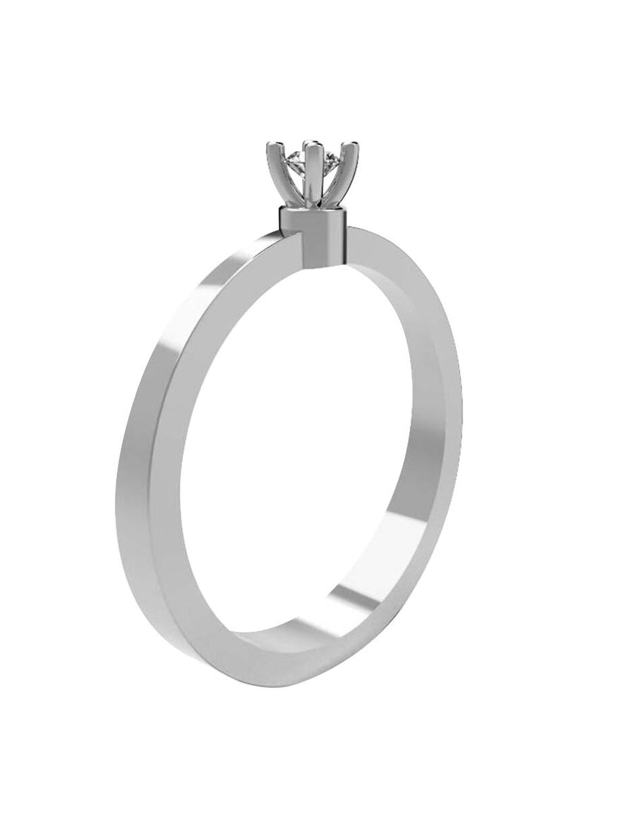 ANILLO DE ORO CON CIRCONIA