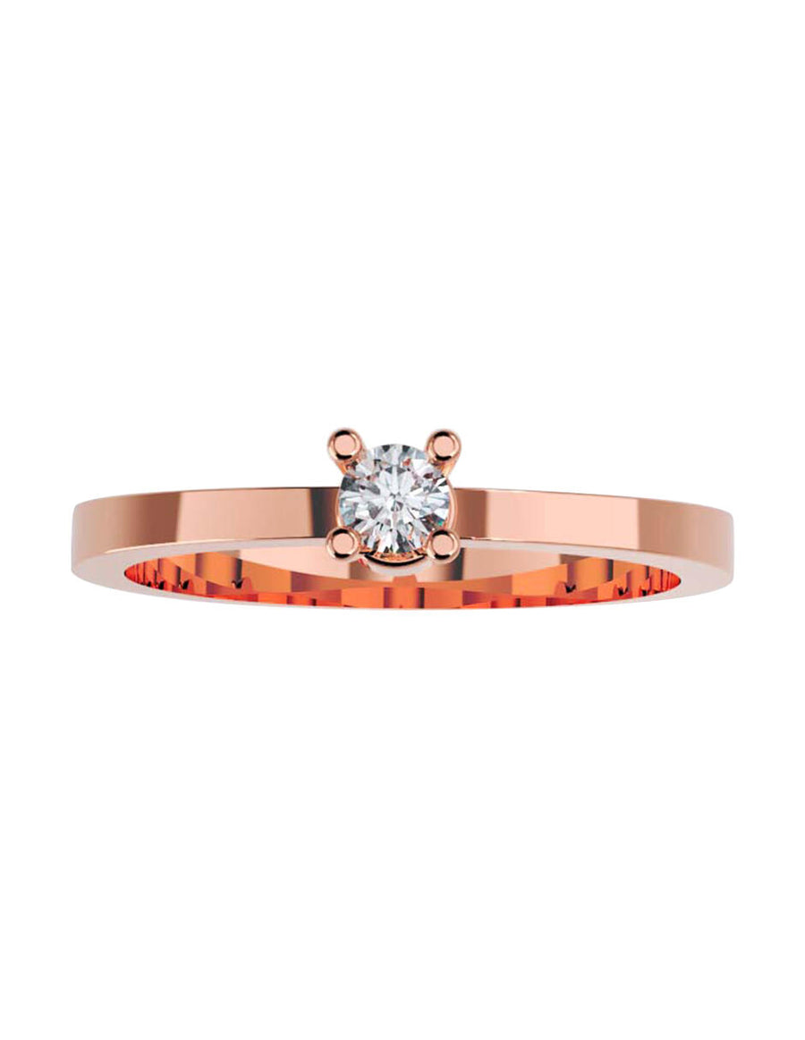 ANILLO DE ORO CON CIRCONIA