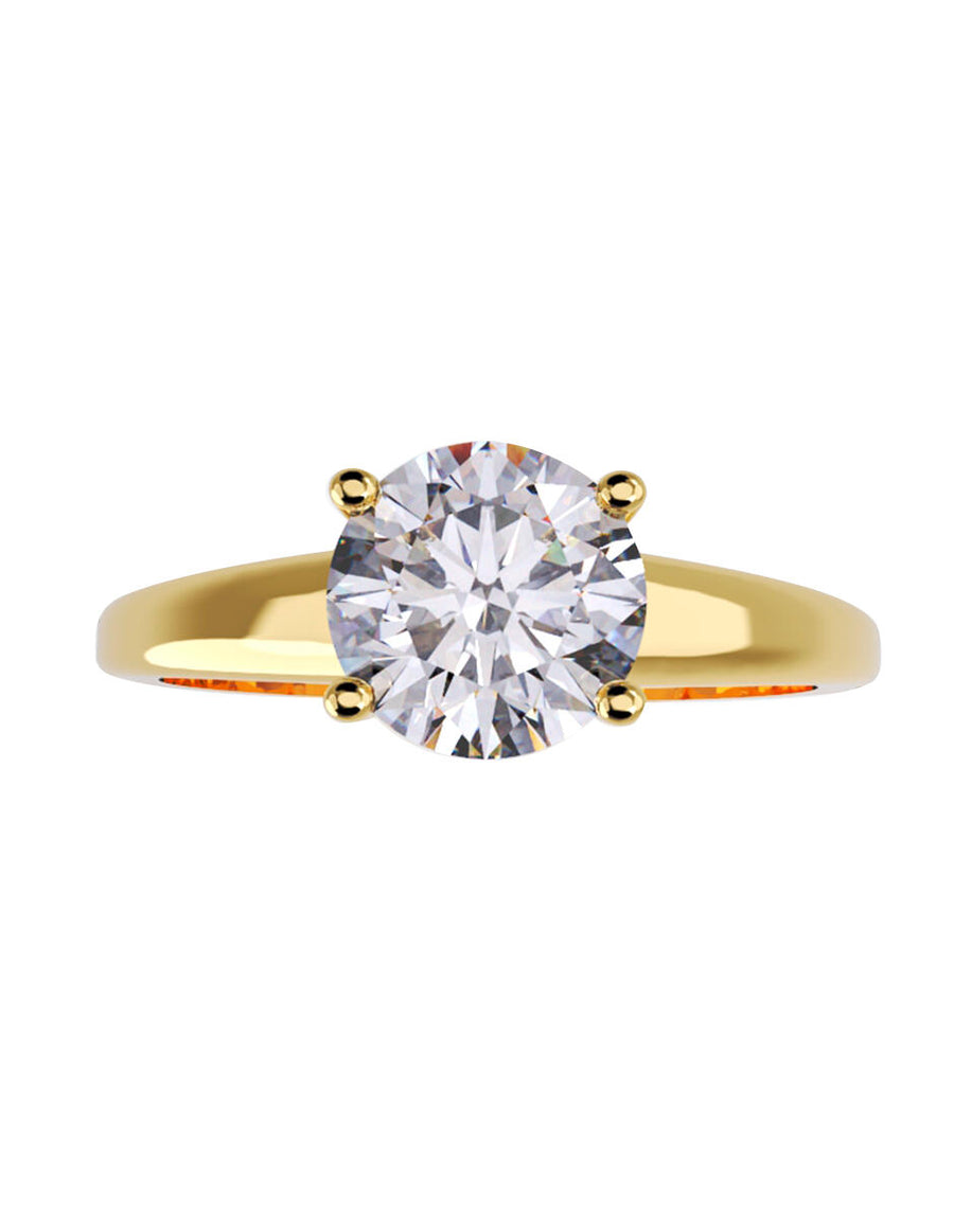 ANILLO DE ORO CON CIRCONIA