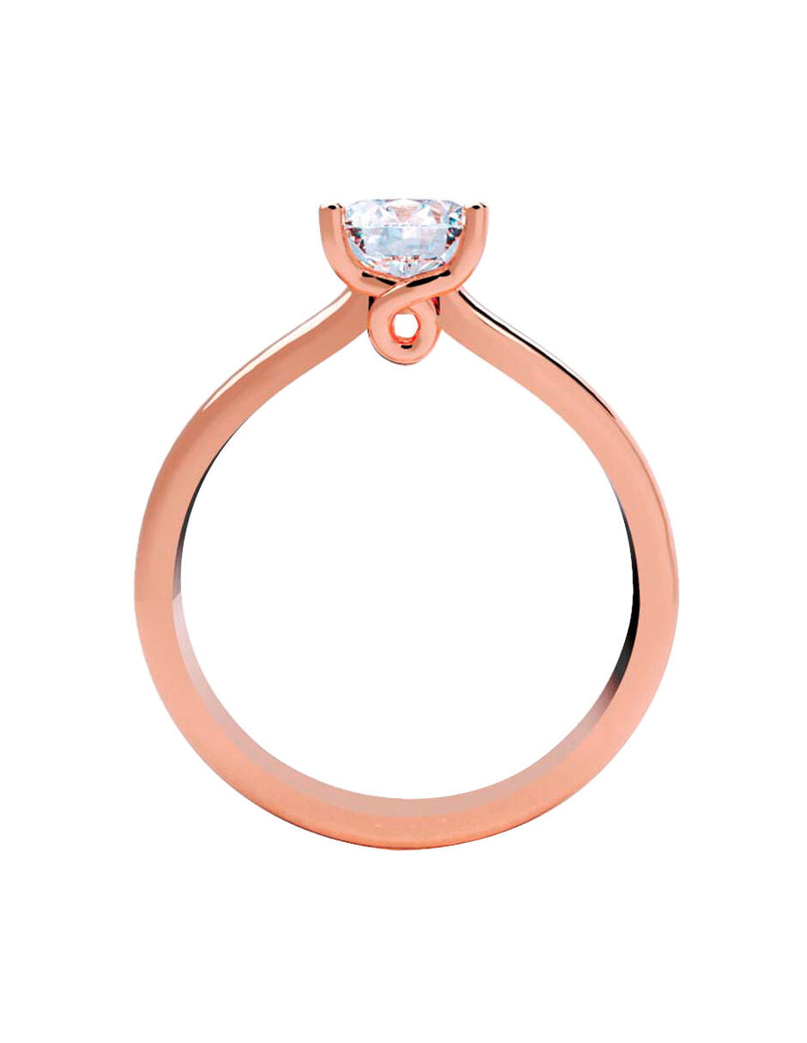 ANILLO DE ORO CON CIRCONIA
