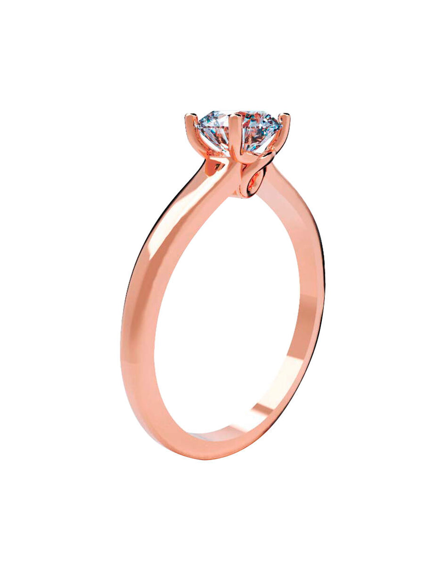 ANILLO DE ORO CON CIRCONIA