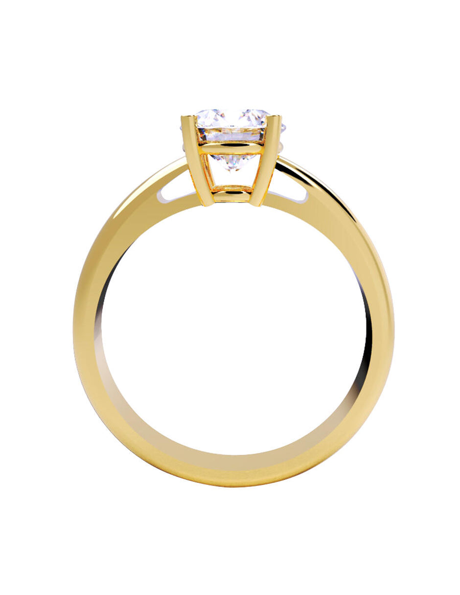 ANILLO DE ORO CON CIRCONIA