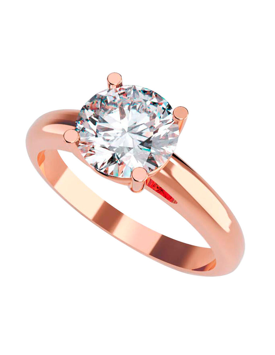 ANILLO DE ORO CON CIRCONIA