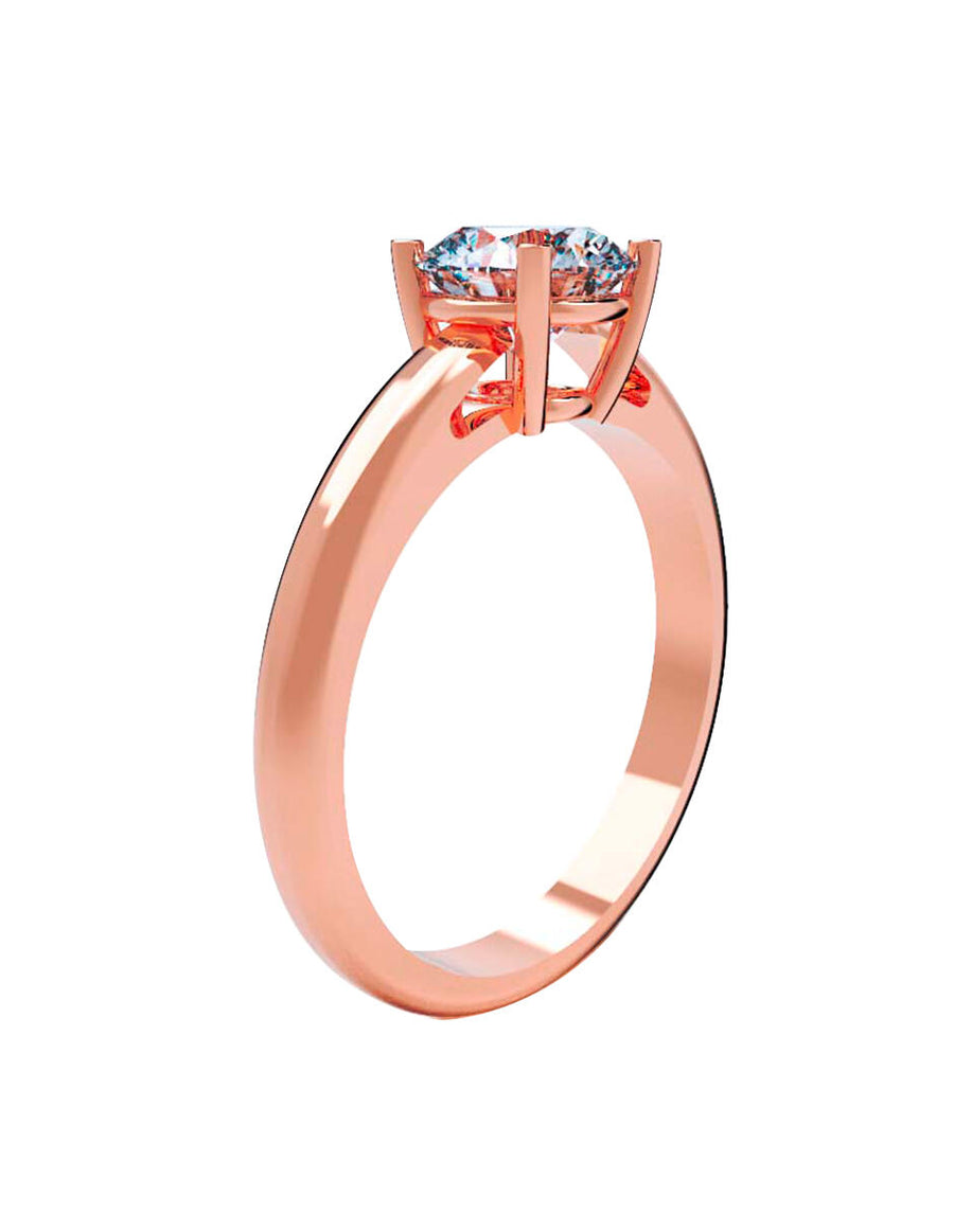 ANILLO DE ORO CON CIRCONIA