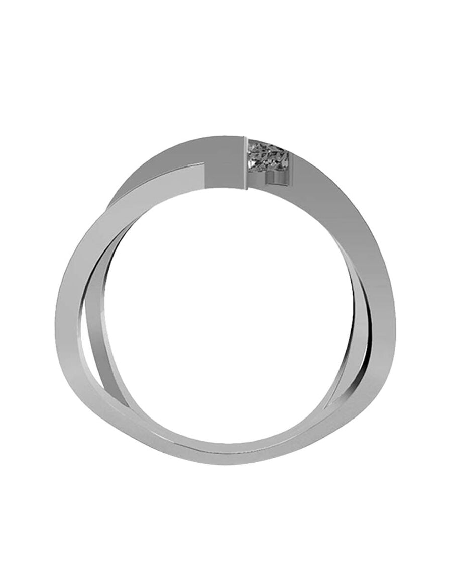 ANILLO DE ORO CON CIRCONIA