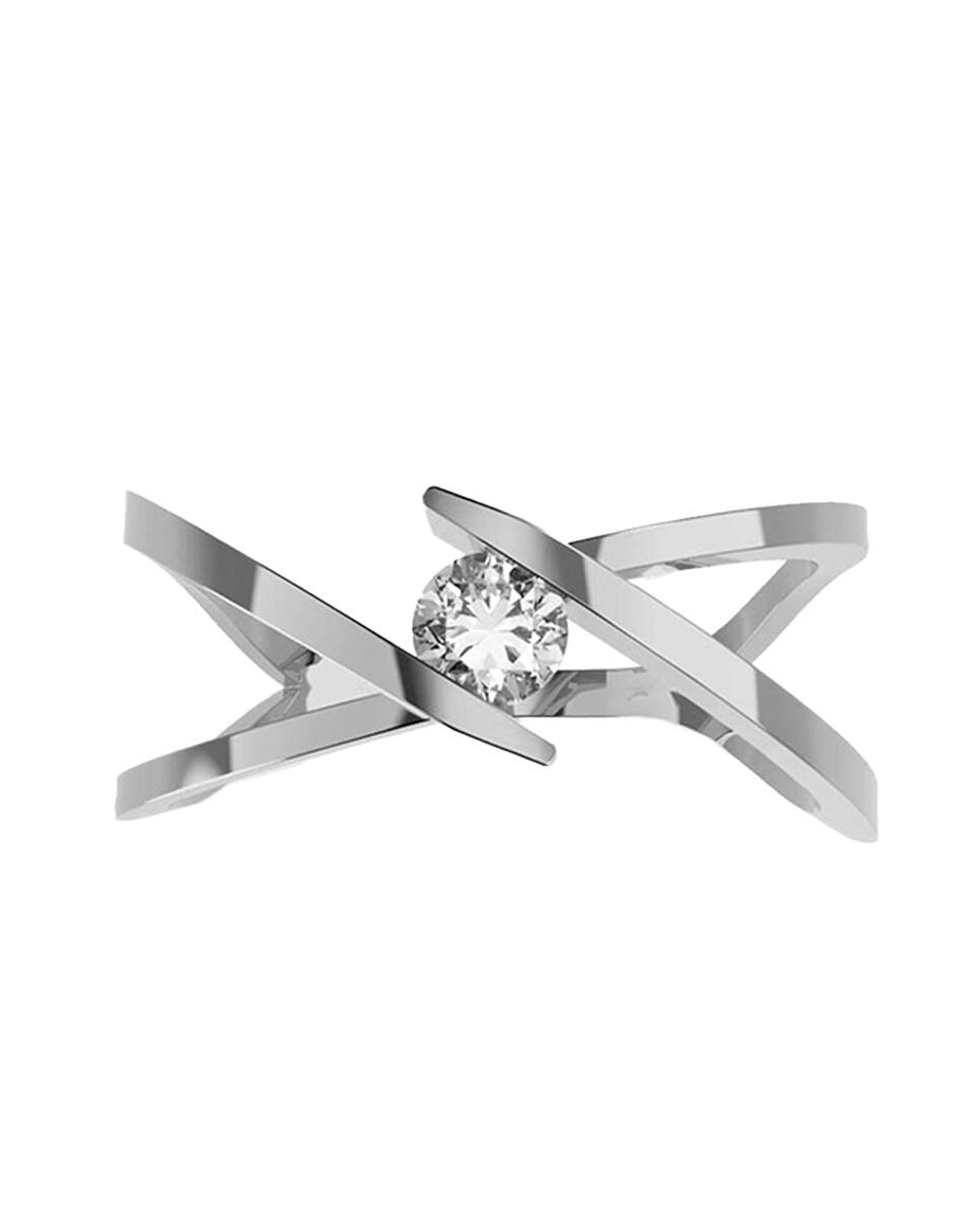 ANILLO DE ORO CON CIRCONIA