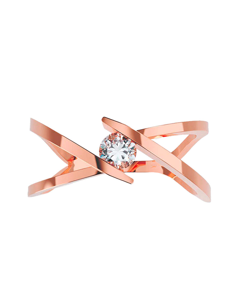 ANILLO DE ORO CON CIRCONIA