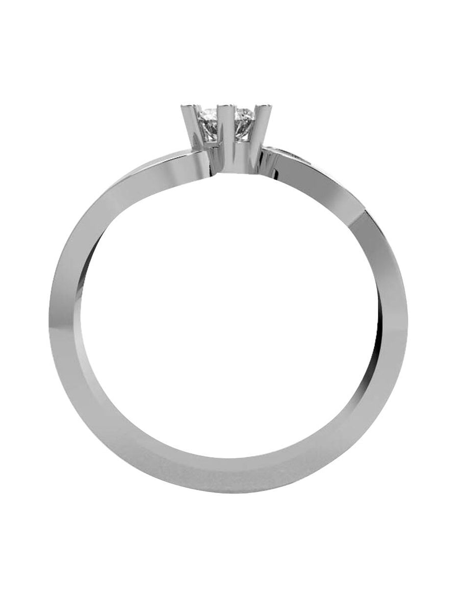 ANILLO DE ORO CON CIRCONIA