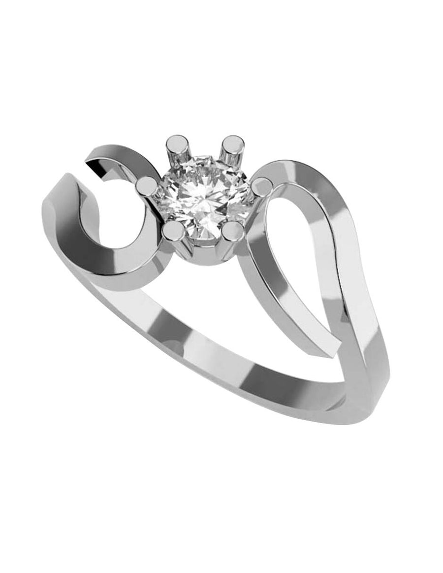 ANILLO DE ORO CON CIRCONIA