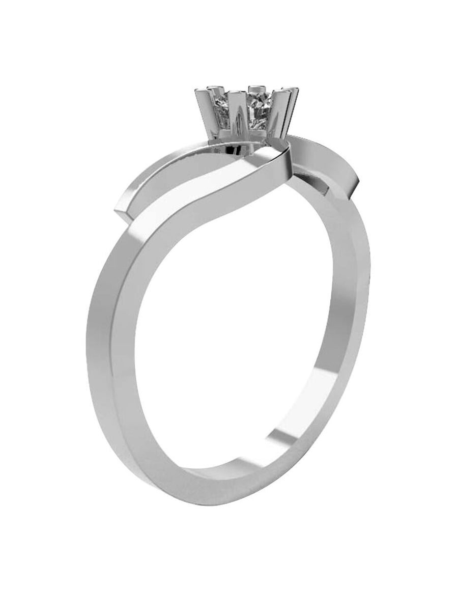 ANILLO DE ORO CON CIRCONIA