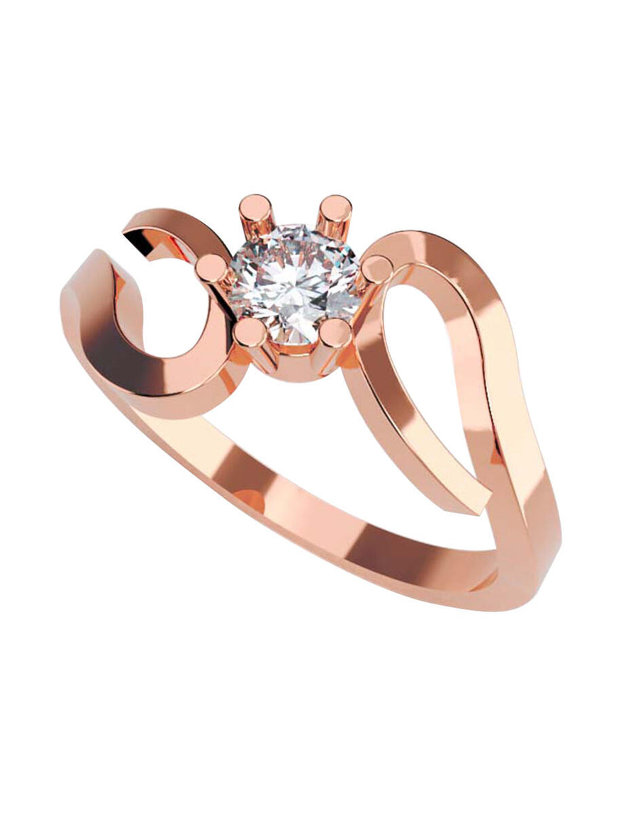 ANILLO DE ORO CON CIRCONIA