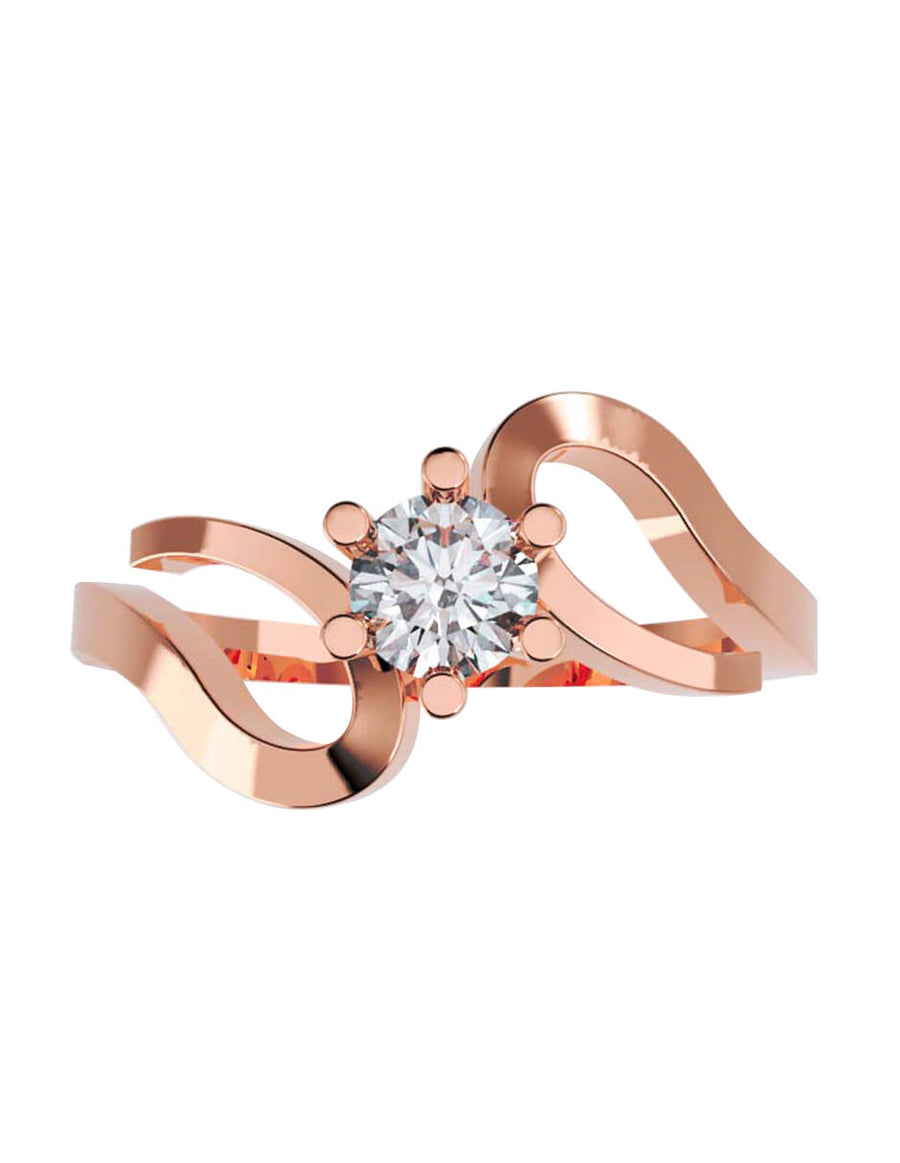 ANILLO DE ORO CON CIRCONIA