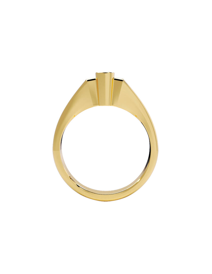 ANILLO DE ORO CON CIRCONIA