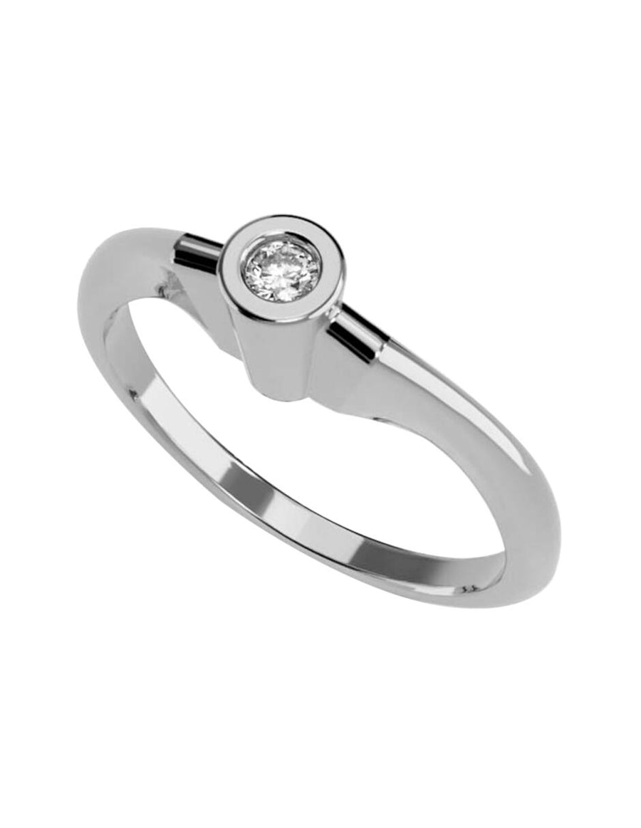 ANILLO DE ORO CON CIRCONIA