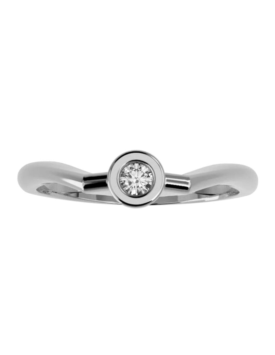 ANILLO DE ORO CON CIRCONIA