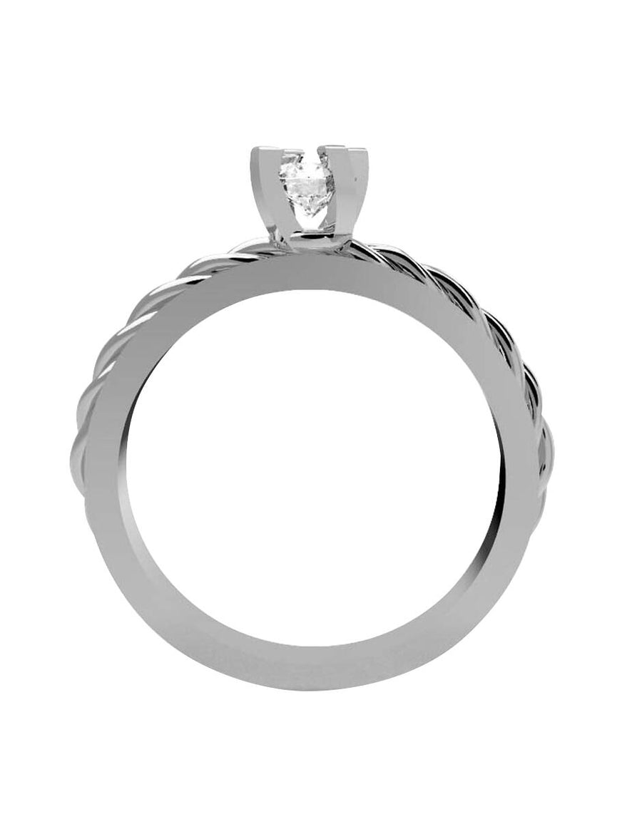 ANILLO DE ORO CON CIRCONIA