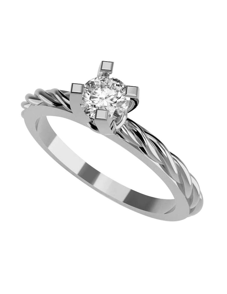 ANILLO DE ORO CON CIRCONIA