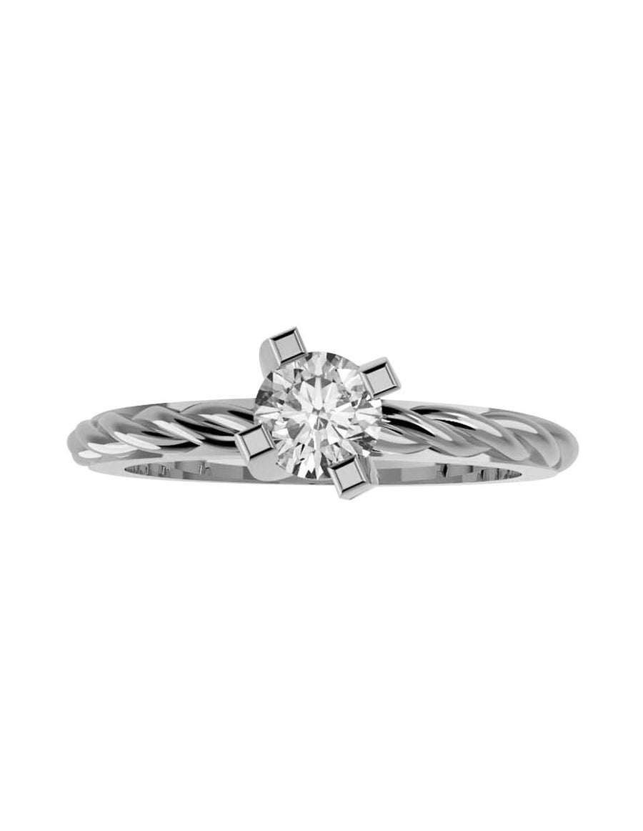 ANILLO DE ORO CON CIRCONIA