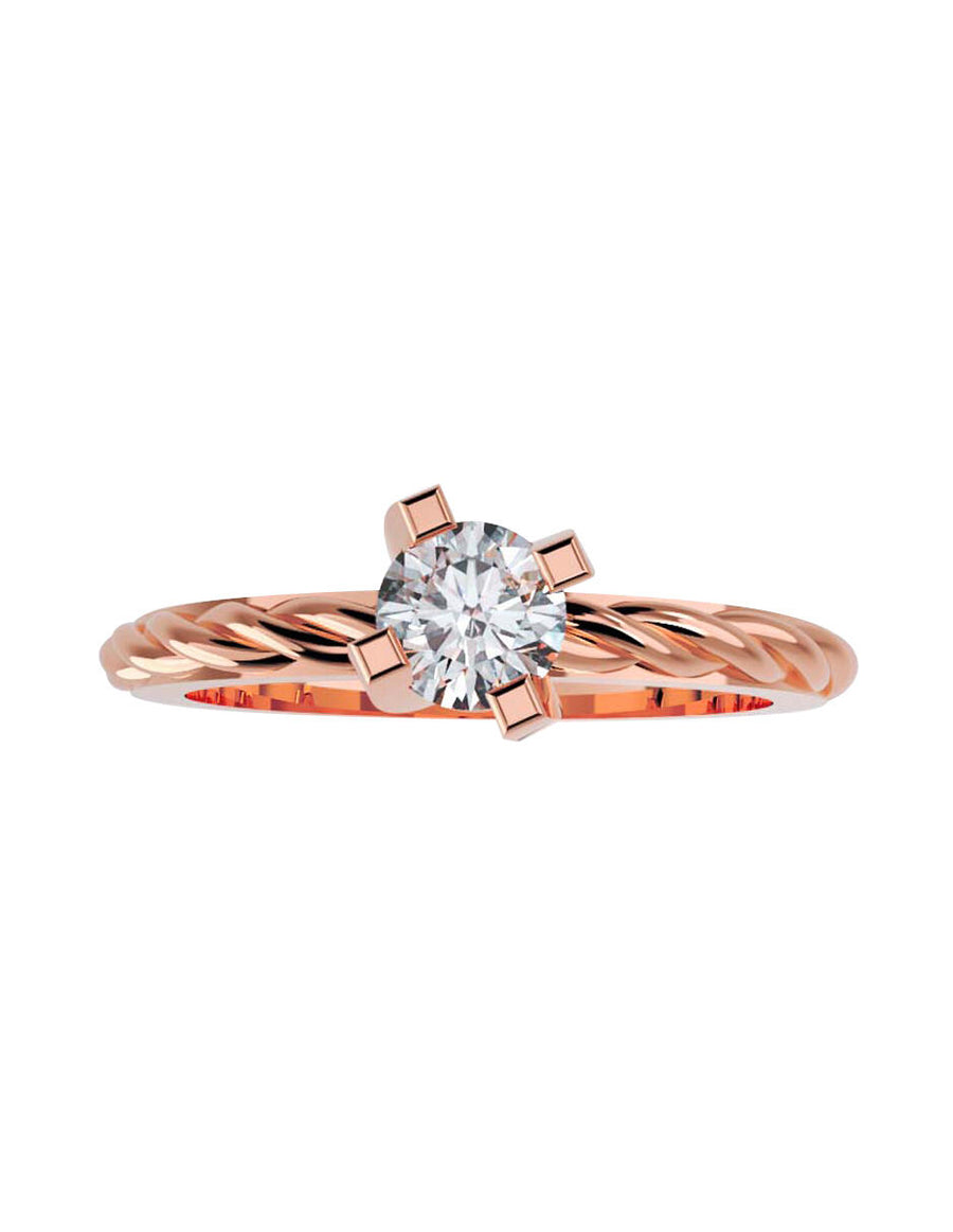 ANILLO DE ORO CON CIRCONIA