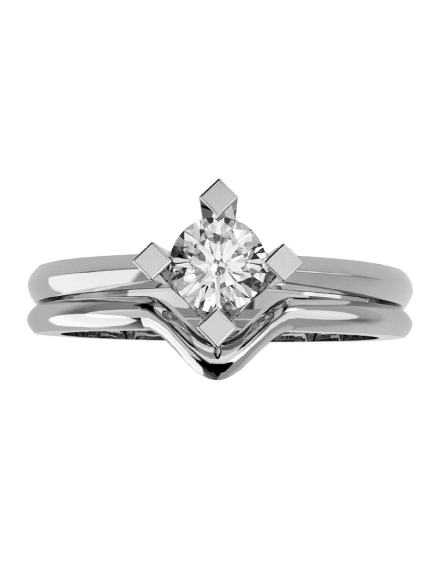 ANILLO DE ORO CON CIRCONIA