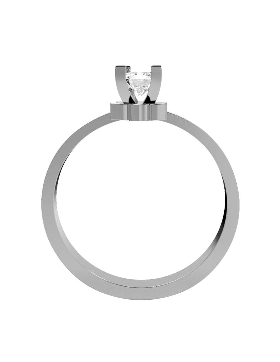 ANILLO DE ORO CON CIRCONIA