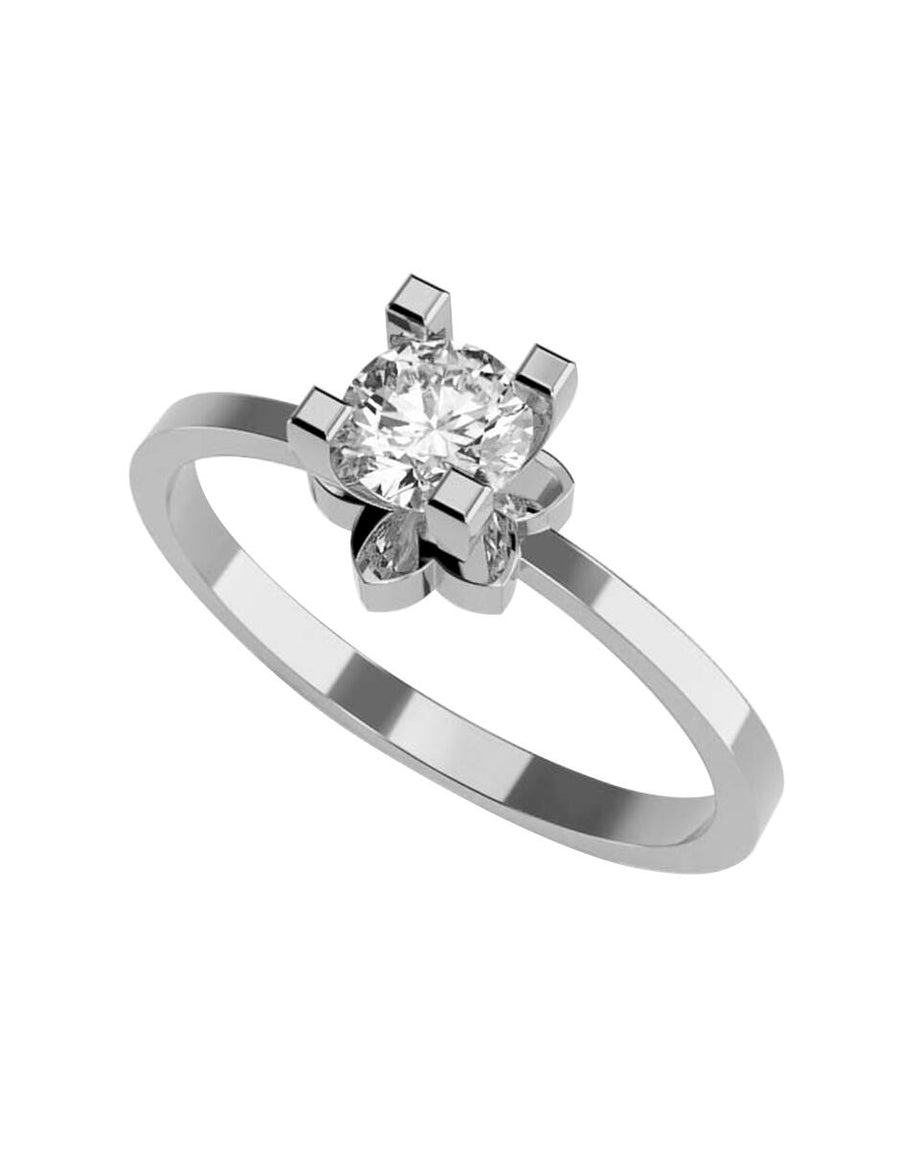 ANILLO DE ORO CON CIRCONIA