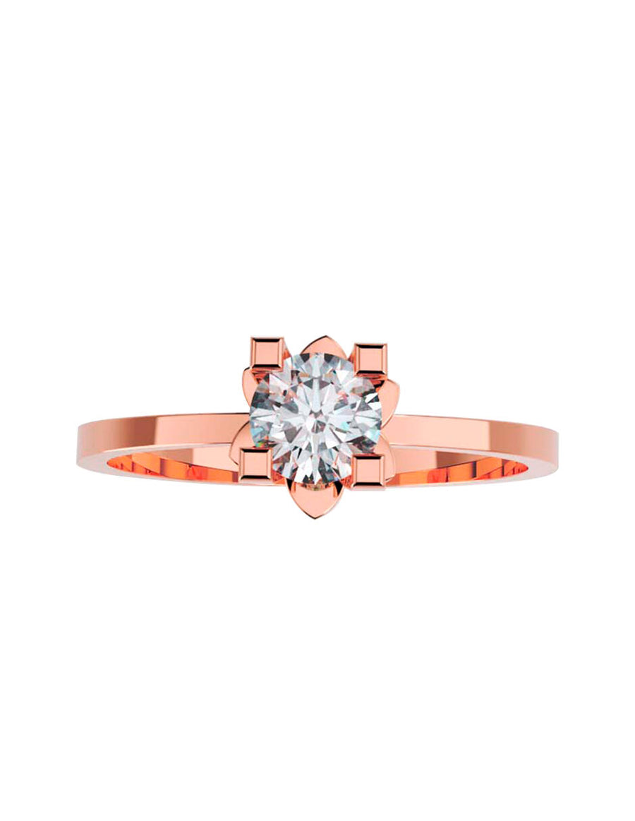 ANILLO DE ORO CON CIRCONIA