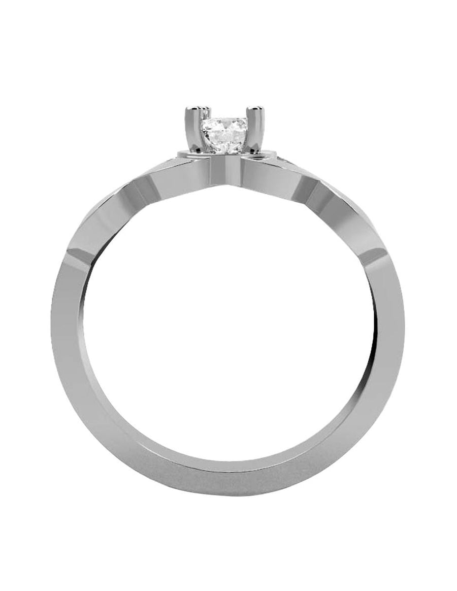 ANILLO DE ORO CON CIRCONIA