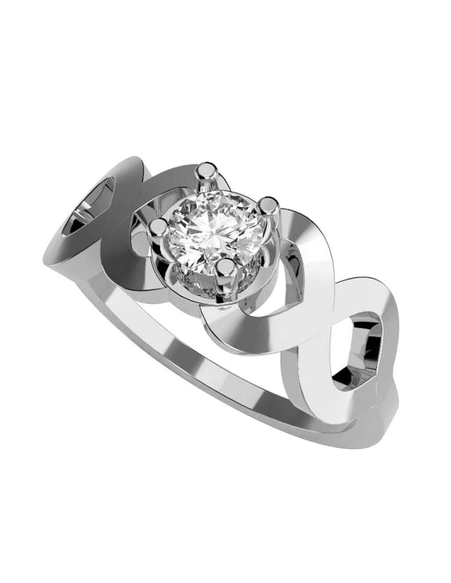 ANILLO DE ORO CON CIRCONIA