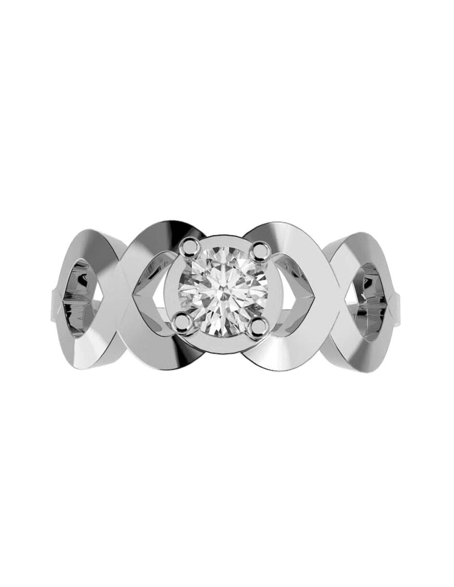 ANILLO DE ORO CON CIRCONIA