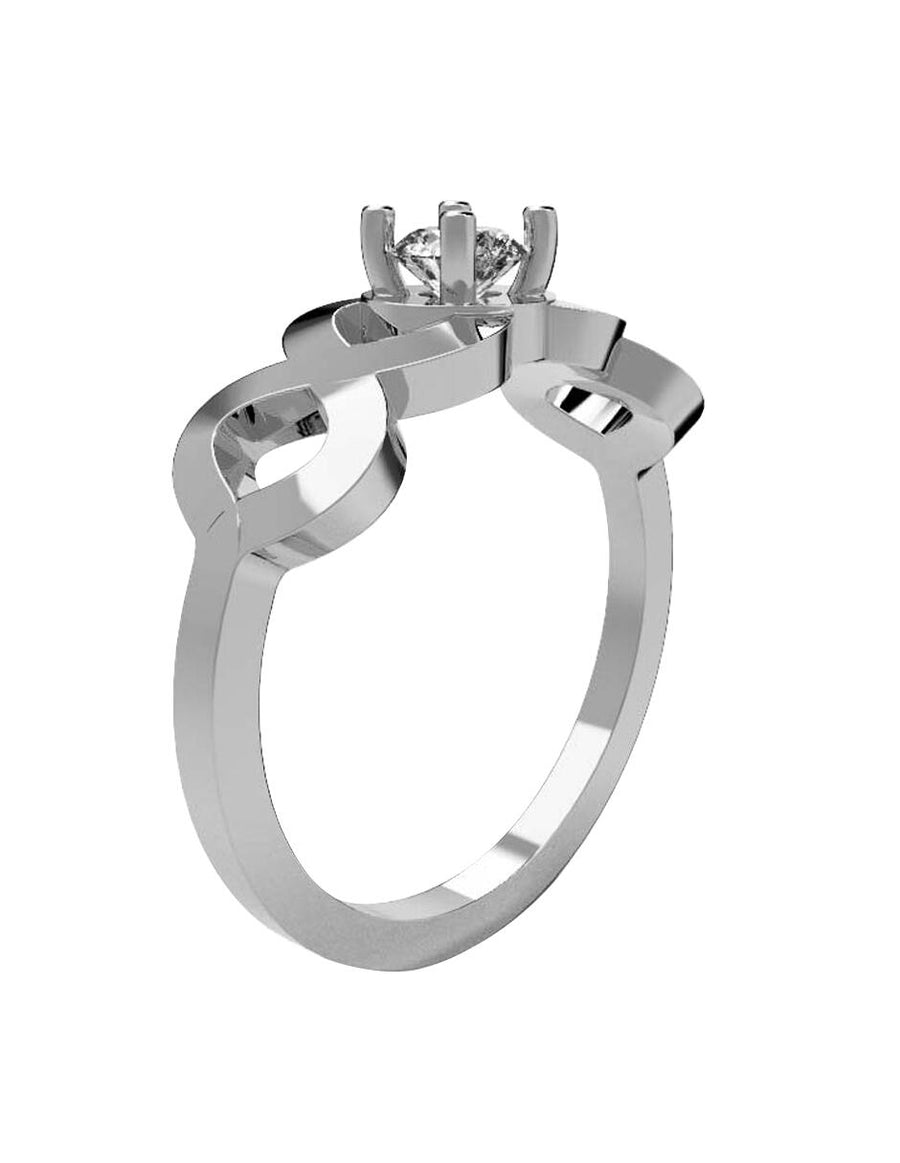ANILLO DE ORO CON CIRCONIA
