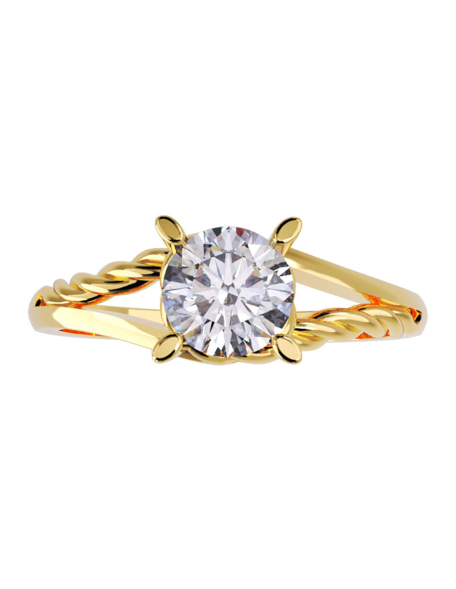 ANILLO DE ORO CON CIRCONIA