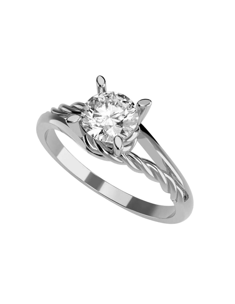 ANILLO DE ORO CON CIRCONIA