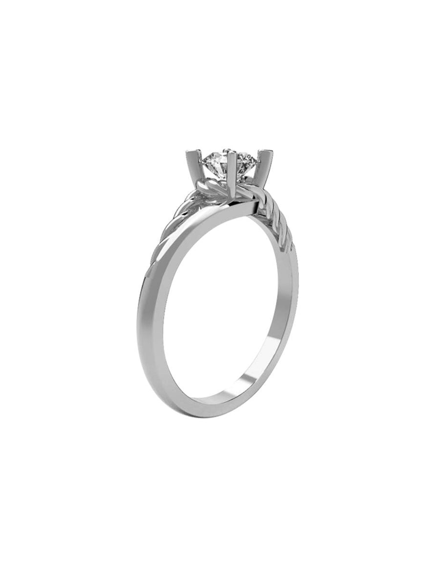 ANILLO DE ORO CON CIRCONIA