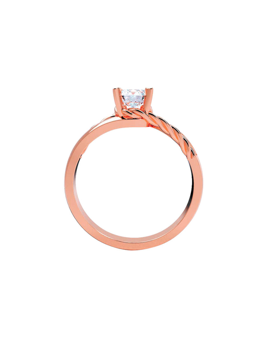 ANILLO DE ORO CON CIRCONIA