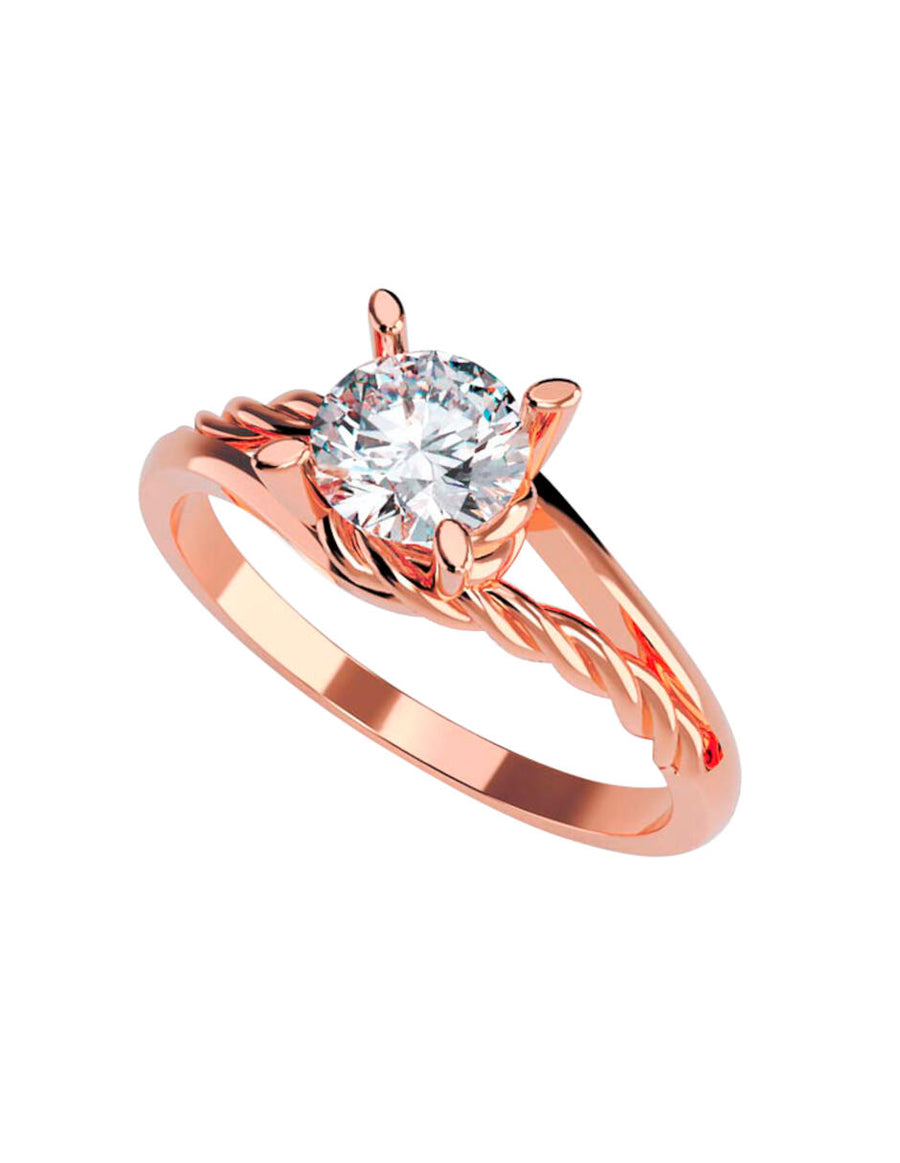 ANILLO DE ORO CON CIRCONIA