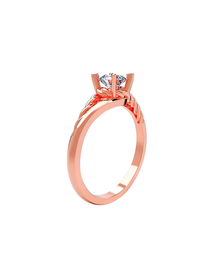 ANILLO DE ORO CON CIRCONIA