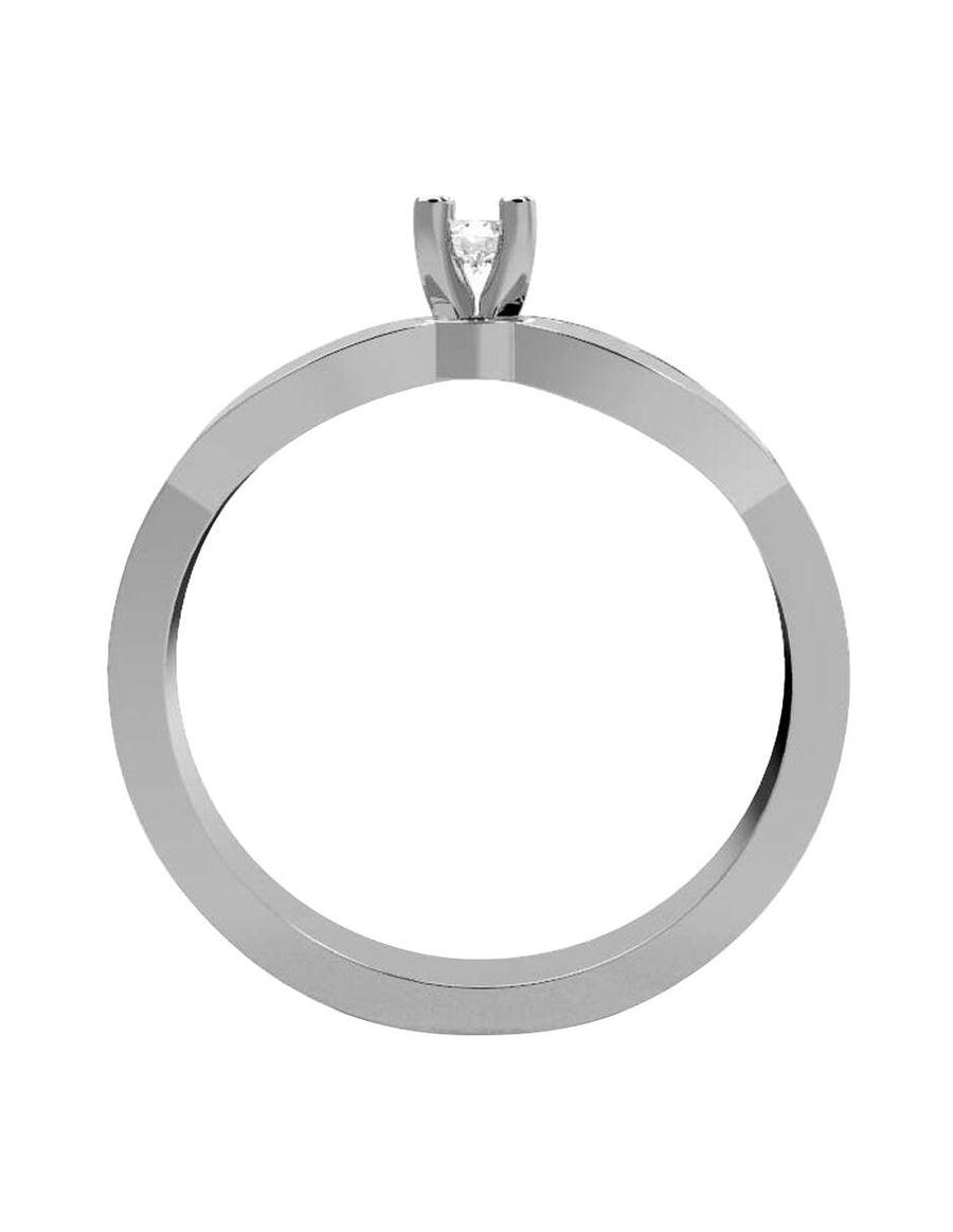 ANILLO DE ORO CON CIRCONIA