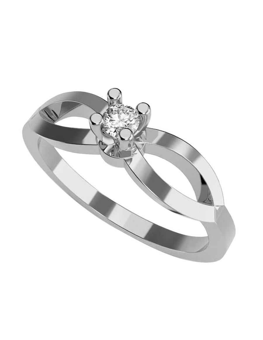 ANILLO DE ORO CON CIRCONIA
