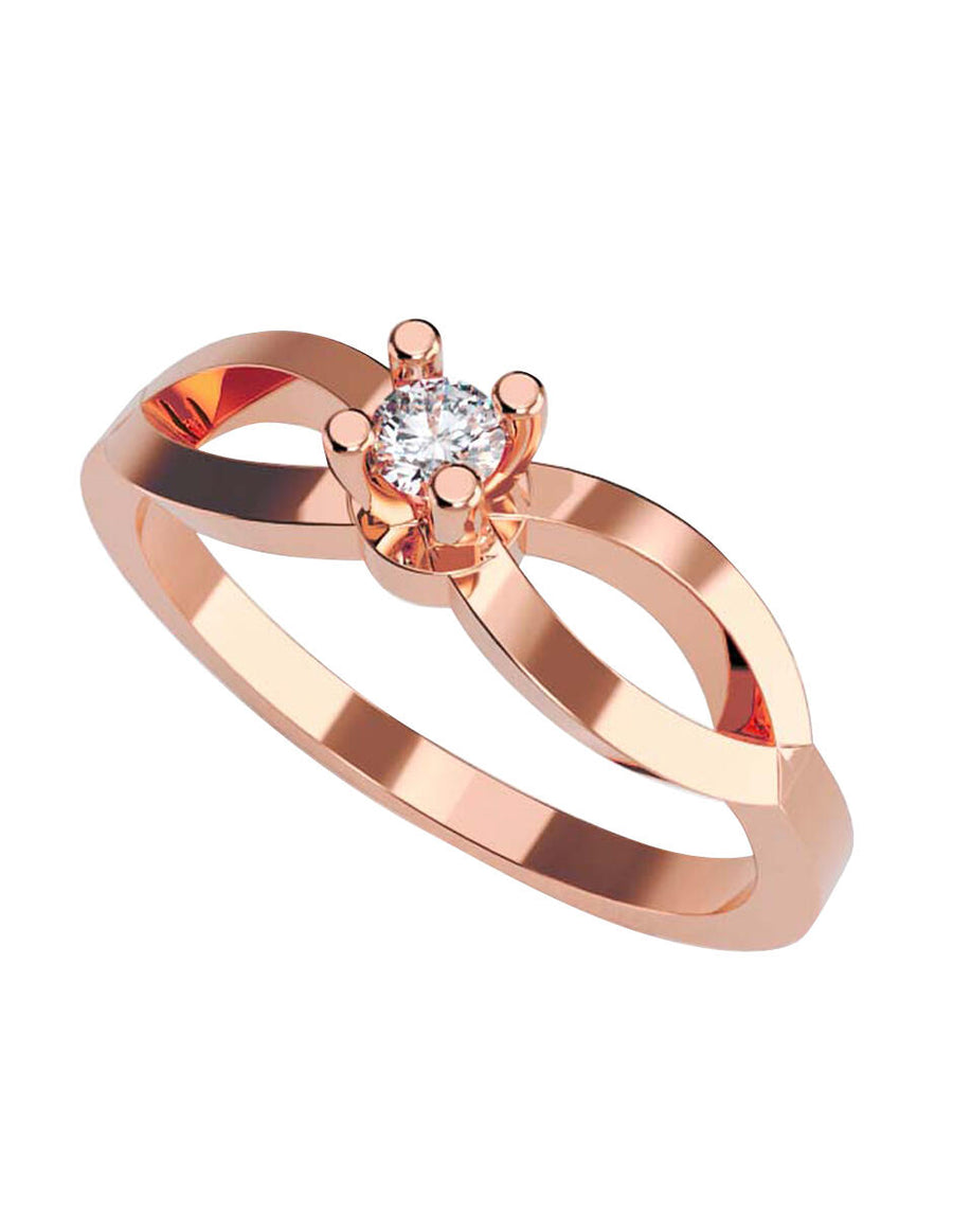 ANILLO DE ORO CON CIRCONIA