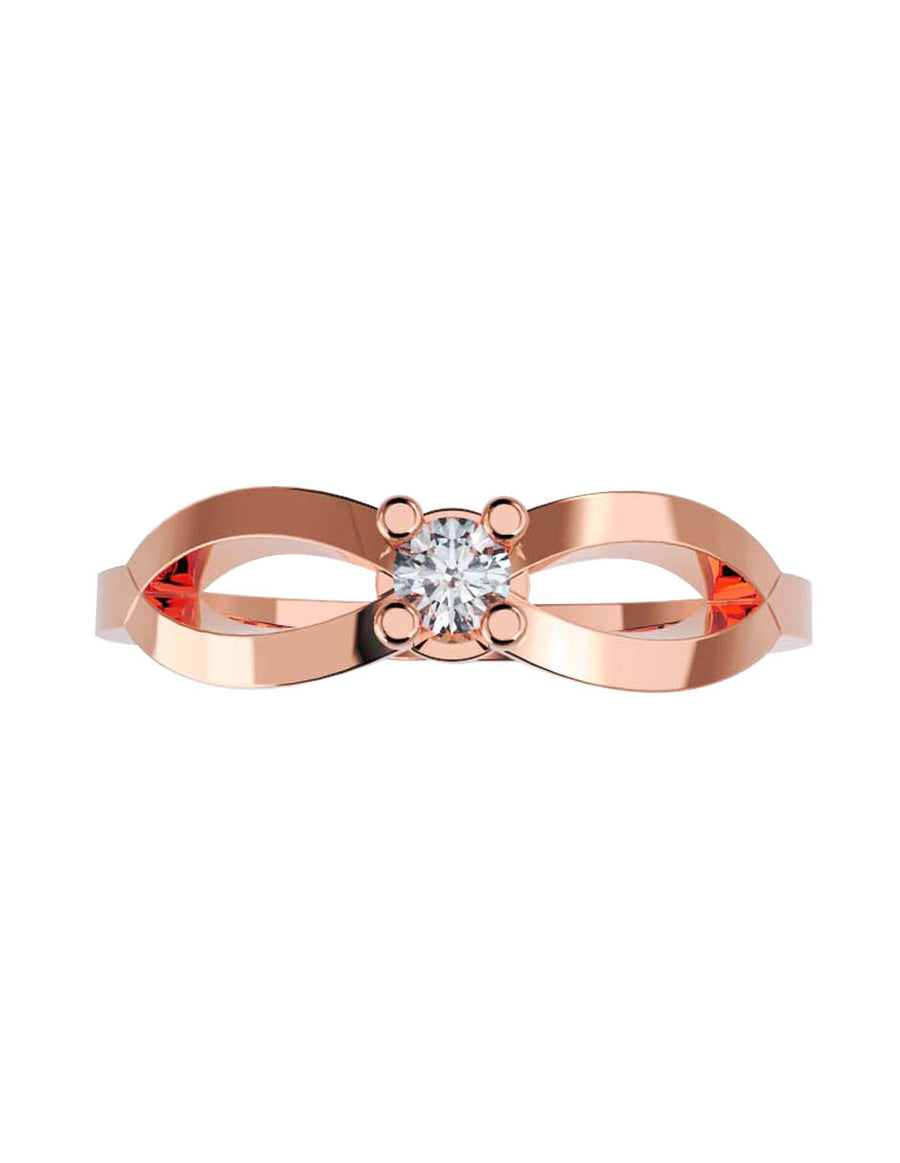 ANILLO DE ORO CON CIRCONIA