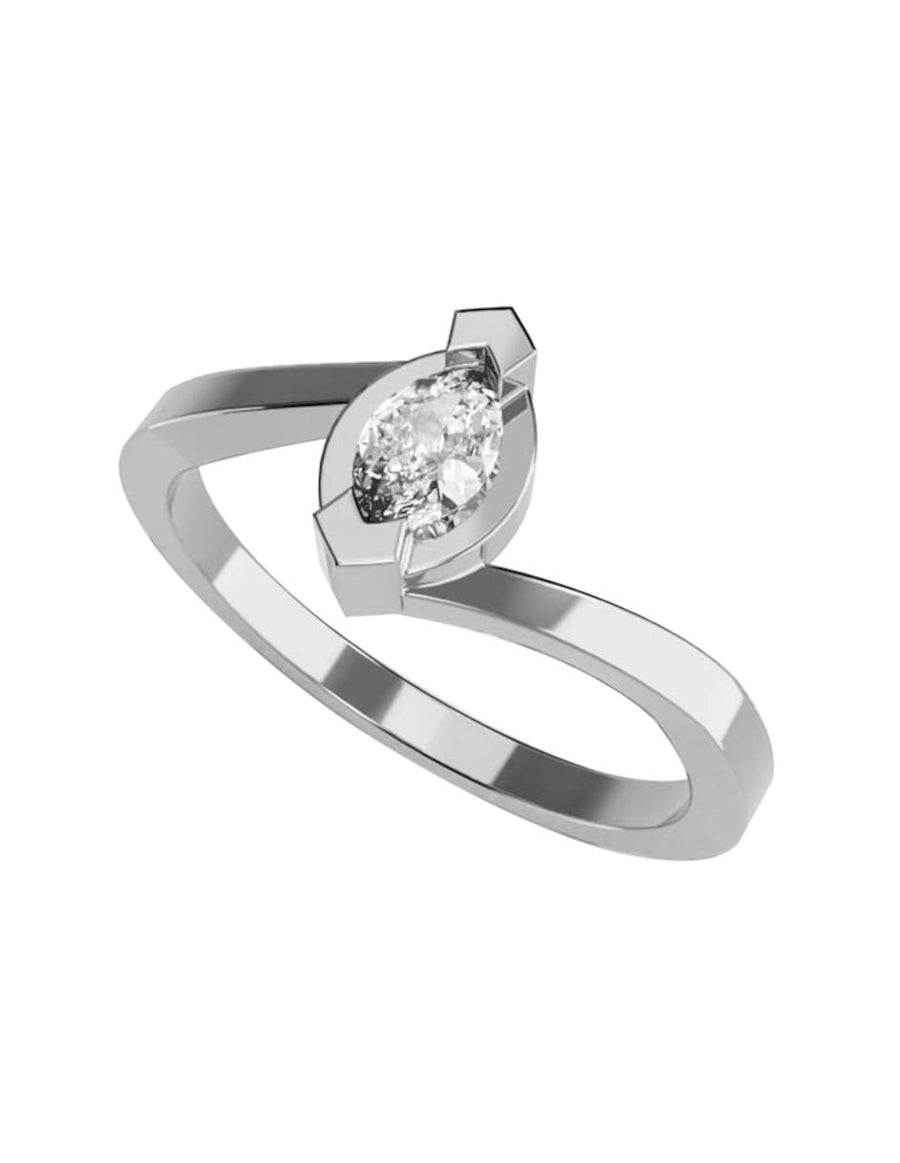 ANILLO DE ORO CON CIRCONIA