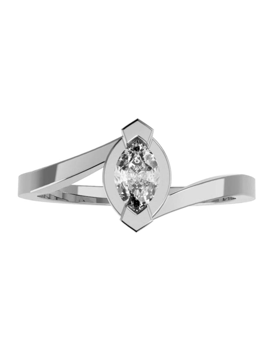 ANILLO DE ORO CON CIRCONIA