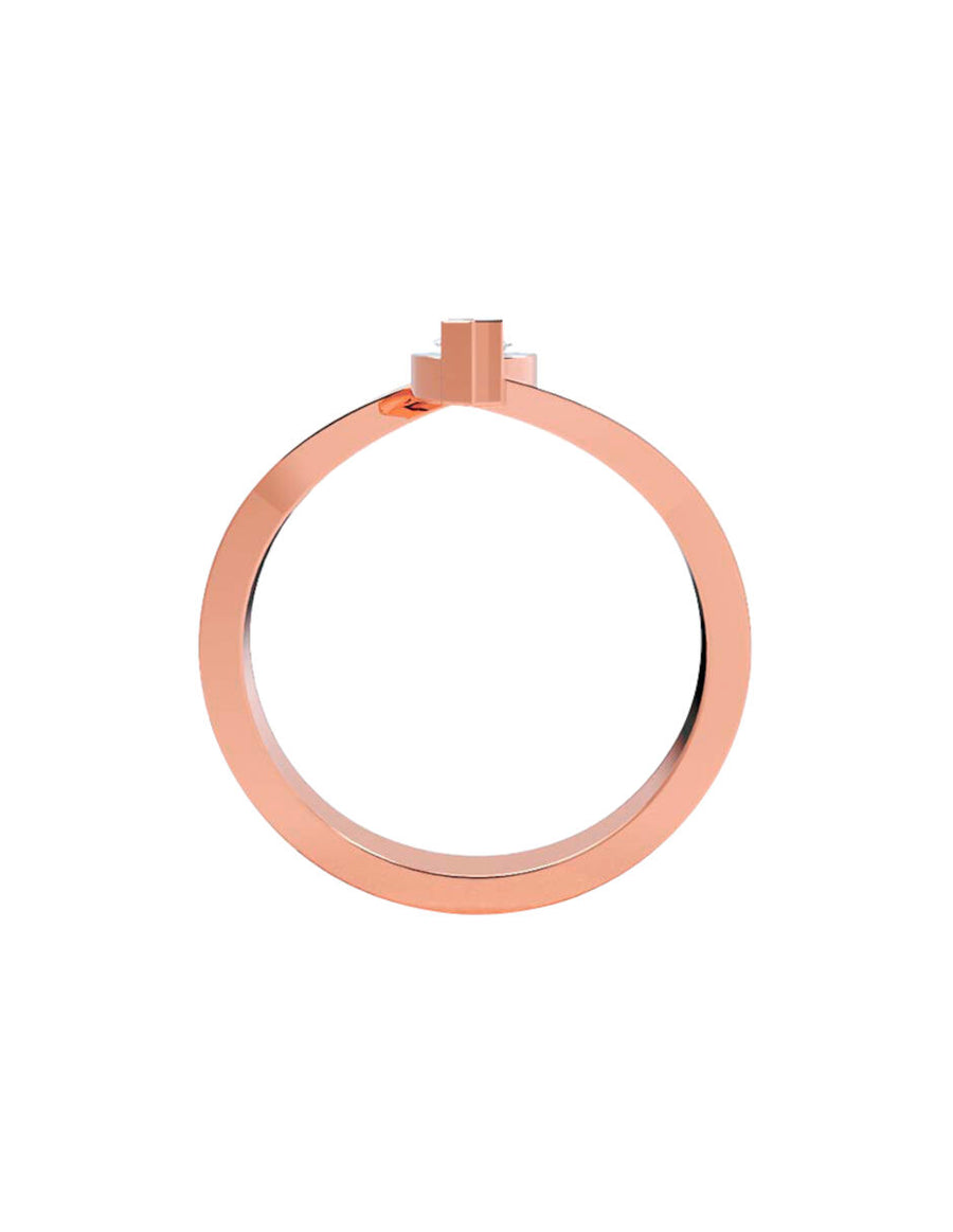 ANILLO DE ORO CON CIRCONIA