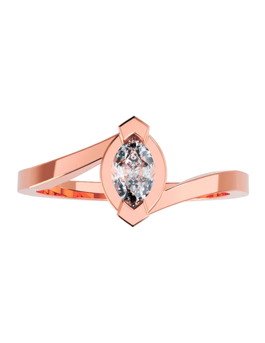 ANILLO DE ORO CON CIRCONIA