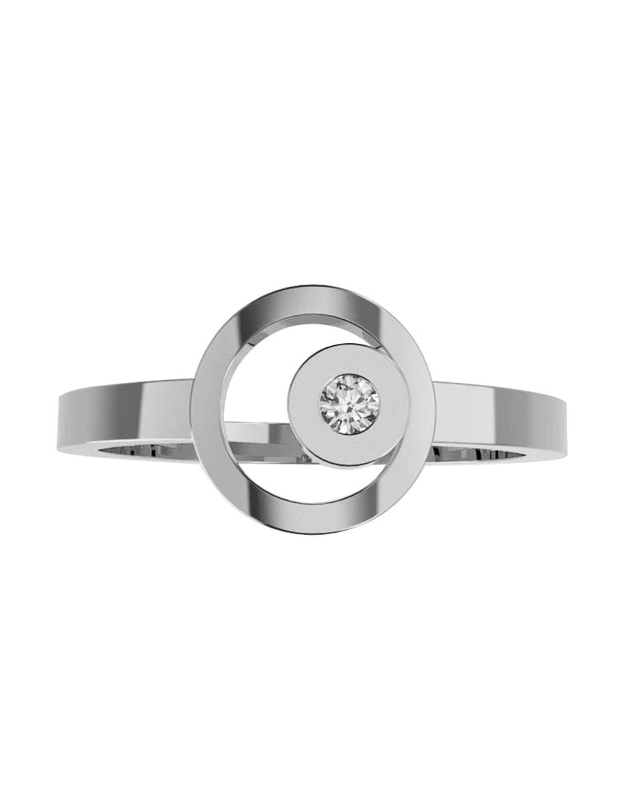 ANILLO DE ORO CON CIRCONIA