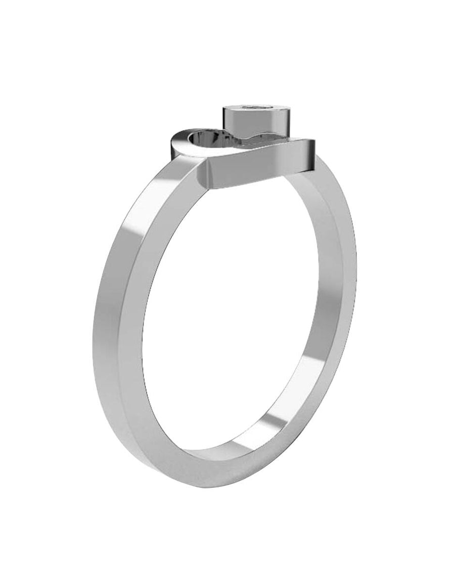 ANILLO DE ORO CON CIRCONIA
