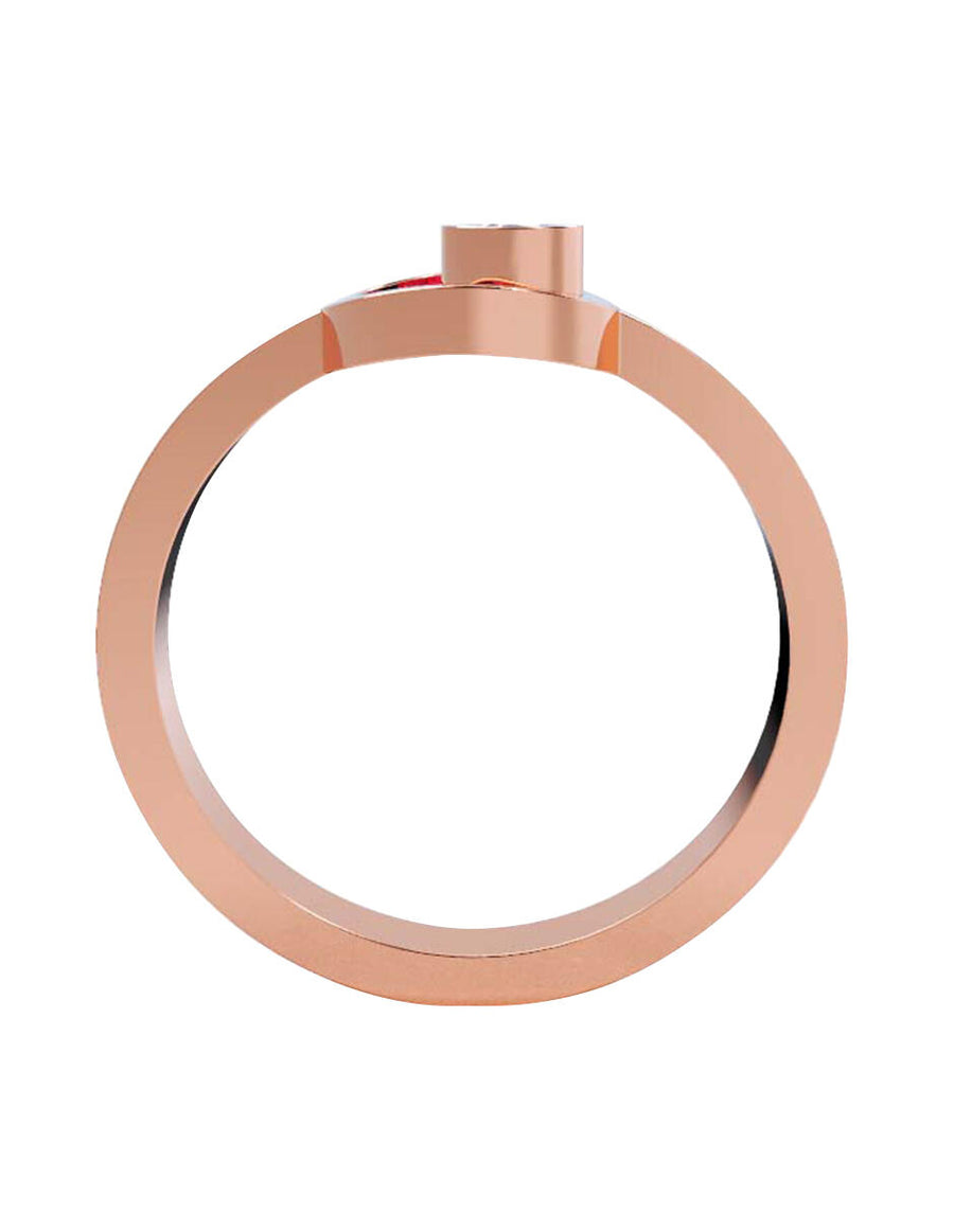 ANILLO DE ORO CON CIRCONIA